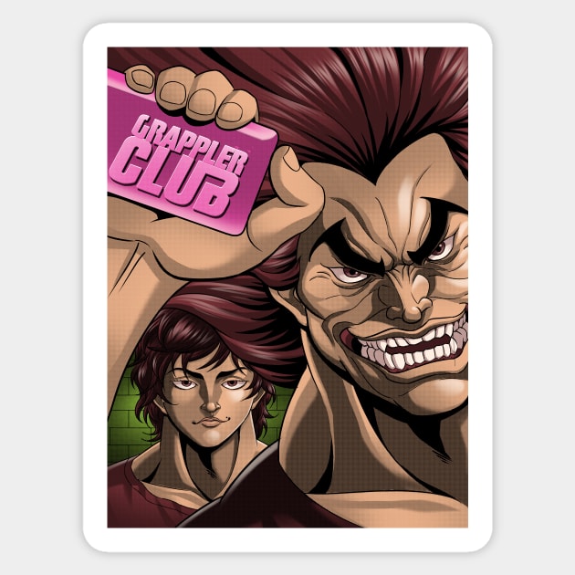 Baki Sticker by CoinboxTees